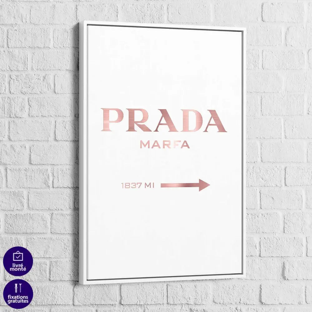 Tableau Fashion Prada et Coco Chanel - Montableaudeco