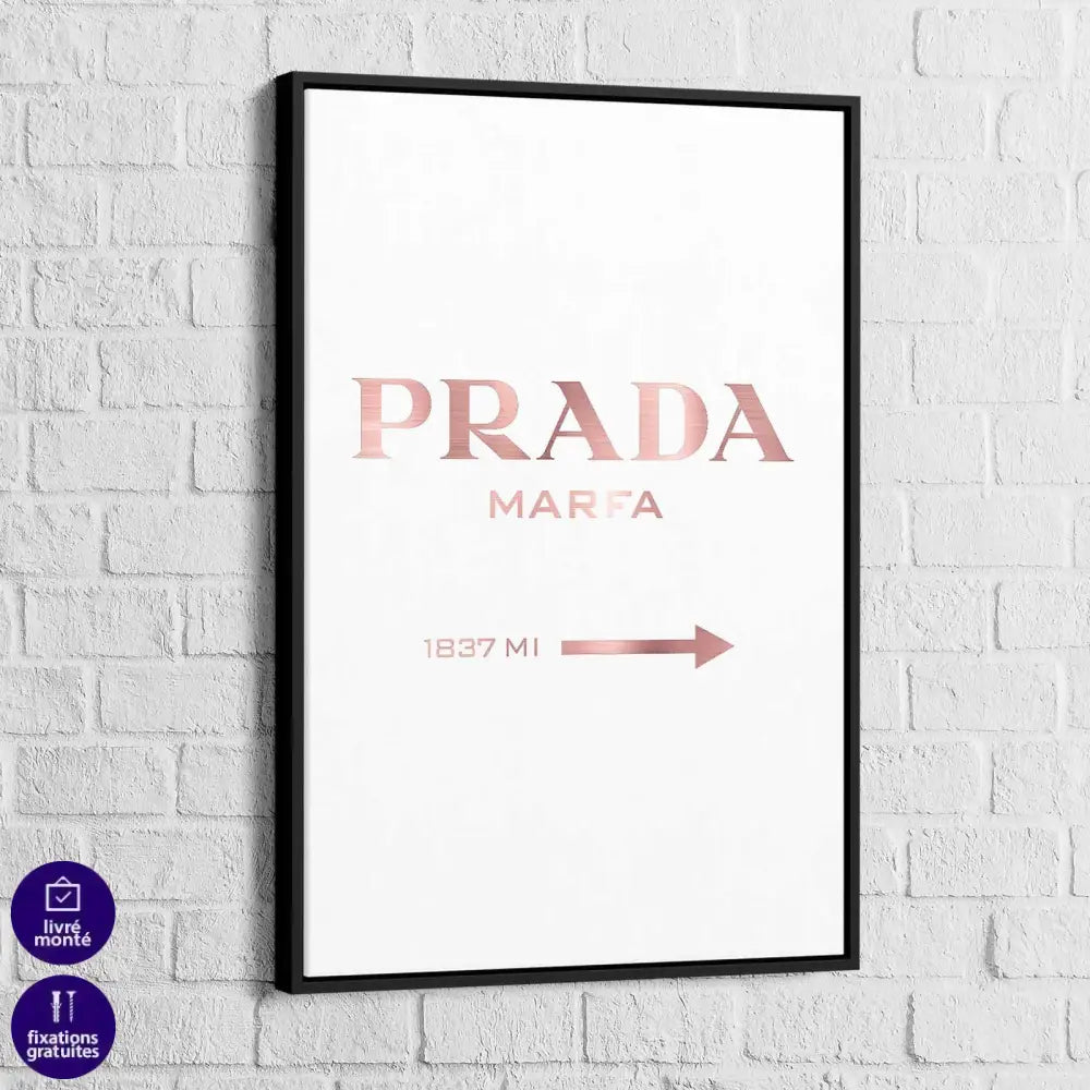 Tableau Fashion Prada et Coco Chanel - Montableaudeco