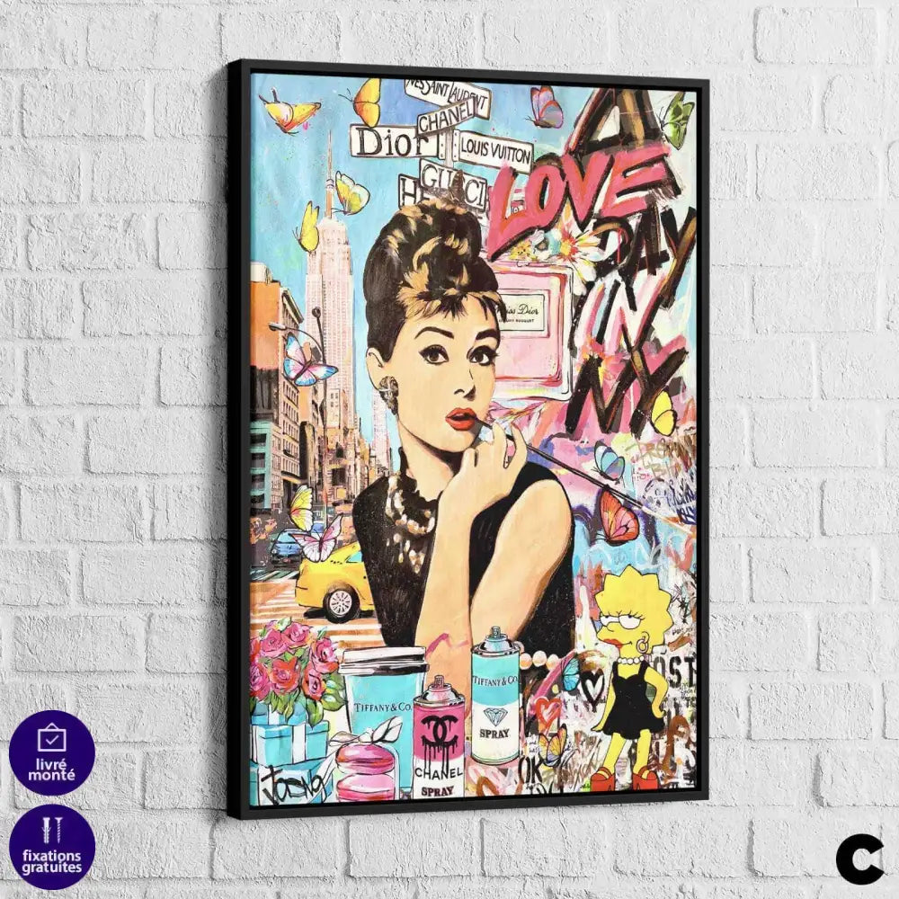 Tableau Fashion Vogue Rétro 3 Pièces - Montableaudeco