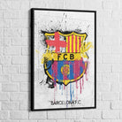 Tableau FC BARCELONE Graffiti - Montableaudeco