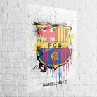 Tableau FC BARCELONE Graffiti - Montableaudeco