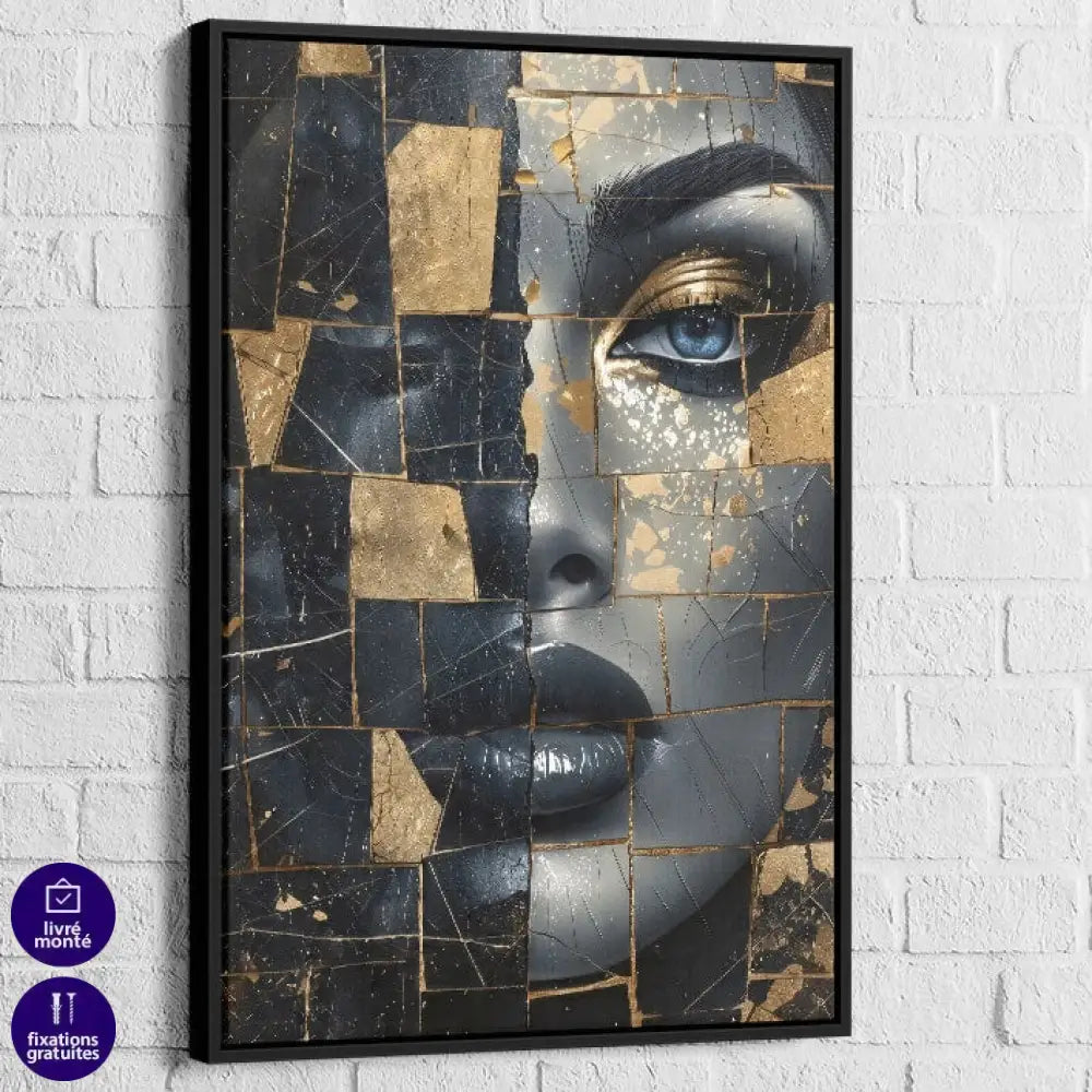 Tableau mural Beauté Fragmentée idéal pour intérieur design et créatif

