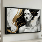 wall art decoration wall art modern art black and gold
