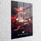 Tableau Ferrari et Schumacher  Symbiose de Vitesse