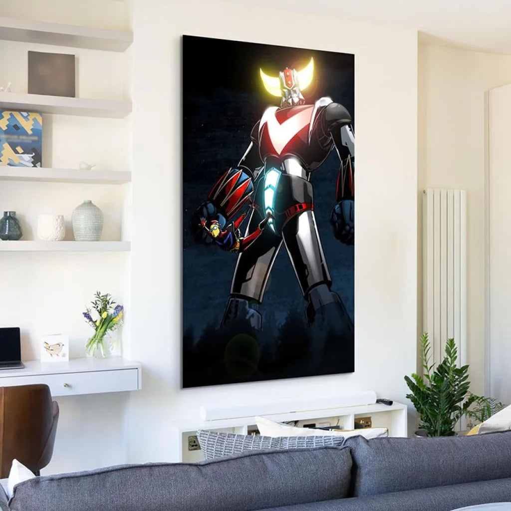 Tableau Goldorak Actarus 180x100cm / Toile tendue sur châssis Toile Imprimée