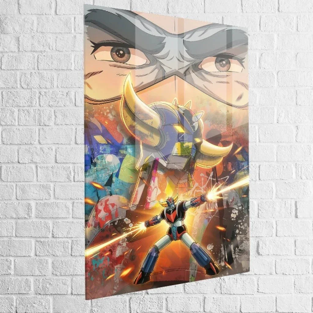 Goldorak Actarus decorative canvas, retro science fiction universe