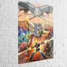 Goldorak Actarus decorative canvas, retro science fiction universe