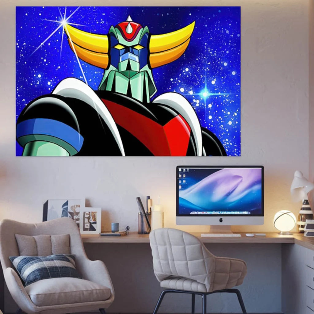 Tableau Goldorak Original 40x60cm / Affiche sans cadre Tableau Goldorak