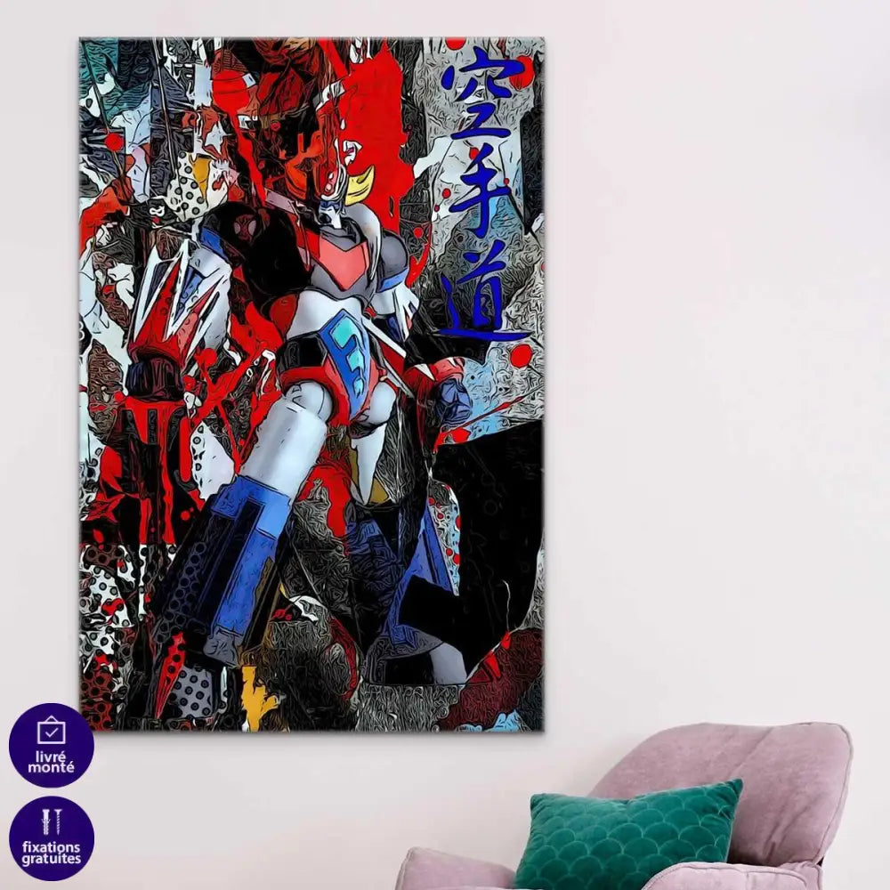 Tableau Goldorak Painting - Montableaudeco