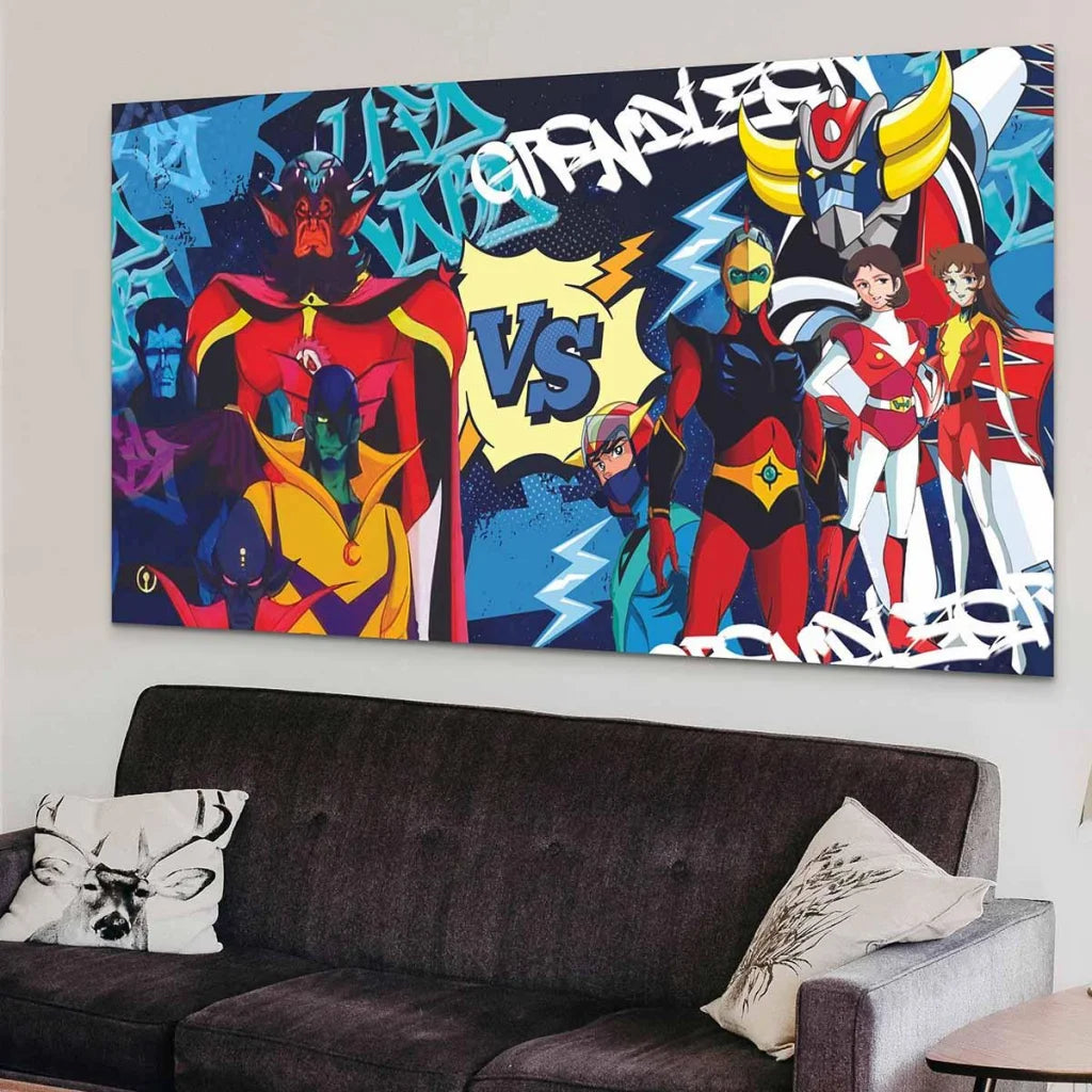 Goldorak Vs Grand Stratéguerre Wall Art | Promotions & Free Shipping ...