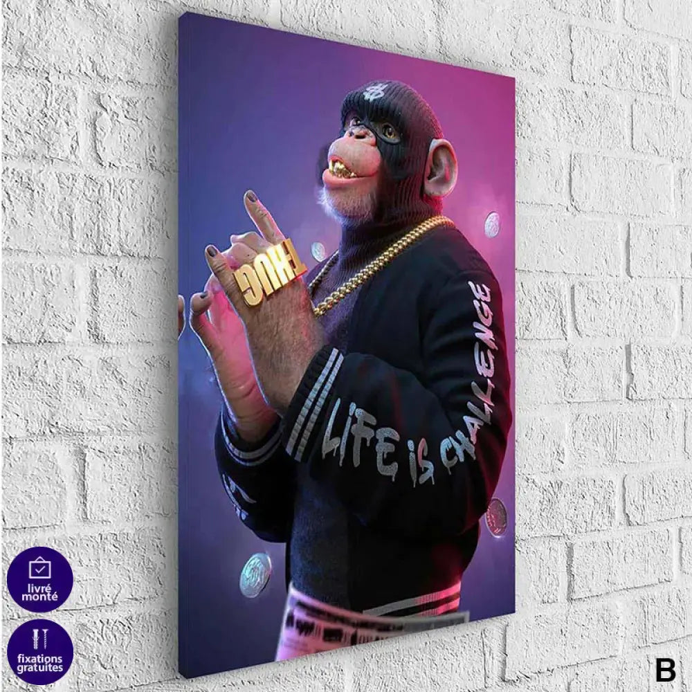 Tableau Gorille | Votre Univers Déco b