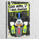 tableau cadre blanc – art mural humoristique