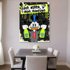 art mural street art humoristique champagne