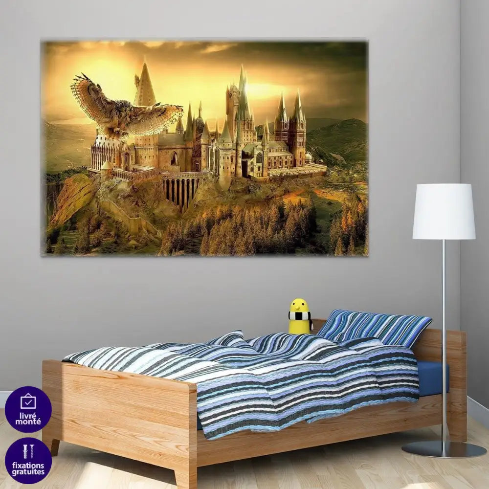 Tableau Harry Pother Poudlard - Montableaudeco