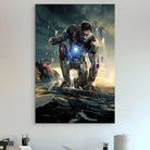 Tableau Iron Man Cœur de Titane 40x60cm / Affiche sans cadre Tableau Marvel