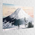 Hiroshi Mount Fuji Acrylic Glass Print, modern gloss