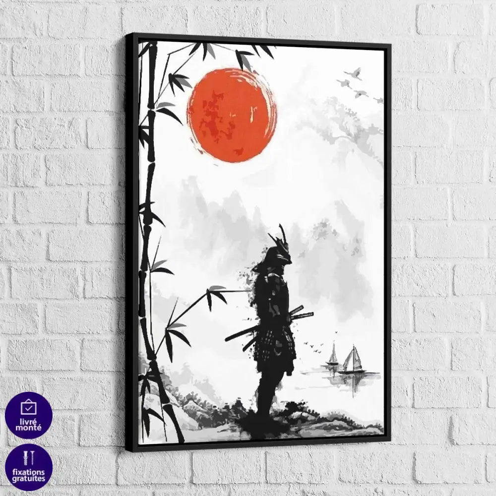 Tableau Japonais Le Samouraï - Montableaudeco