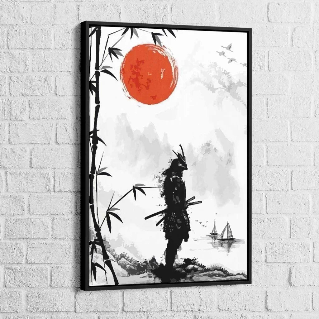 Tableau Japonais Le Samouraï - Montableaudeco