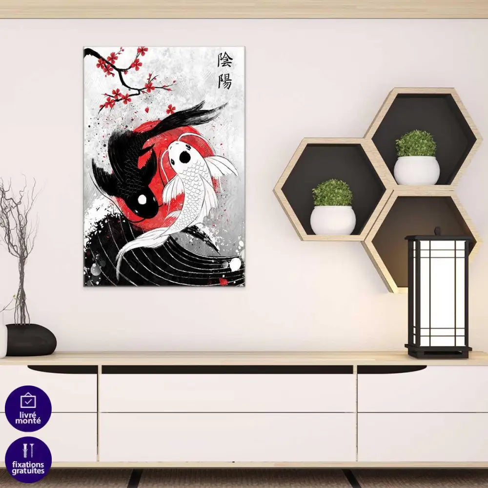 Tableau Japonais Poisson - Montableaudeco