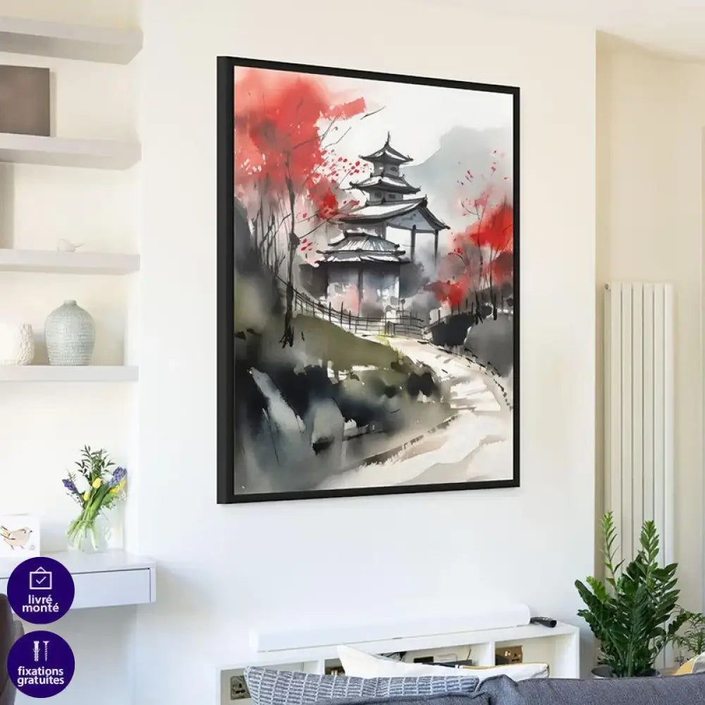 Tableau Japonais Tranquillité d’Automne Tableau Japonais
