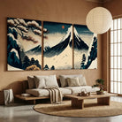 Japanese decoration in a living room