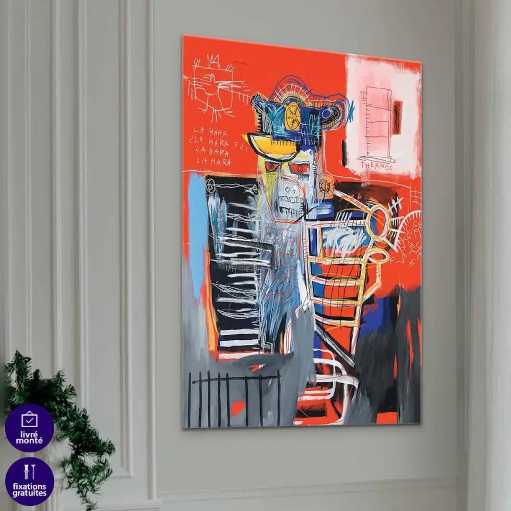 Tableau Jean Michel Basquiat La Hara - Montableaudeco