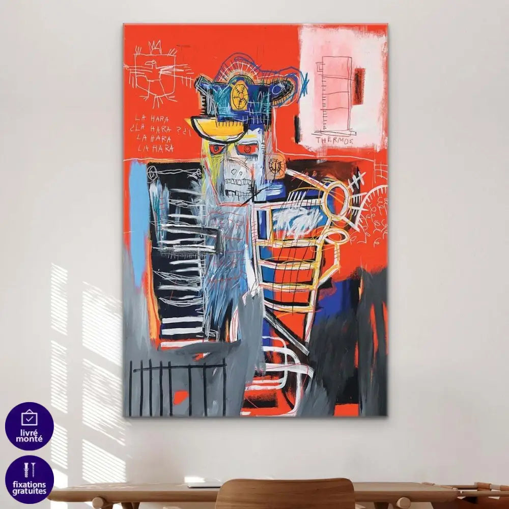 Tableau Jean Michel Basquiat La Hara - Montableaudeco