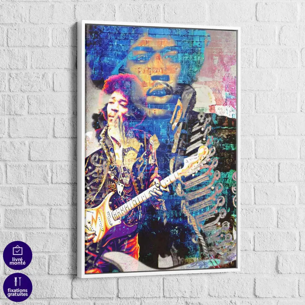Tableau Jimi Hendrix Voodoo Child - Montableaudeco