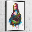 Tableau Joconde Street Colors 40x60cm / Cadre Noir Tableau Moderne