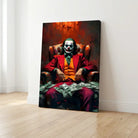 Joker Clown Painting Rich pop art, gangster chic style wall decoration