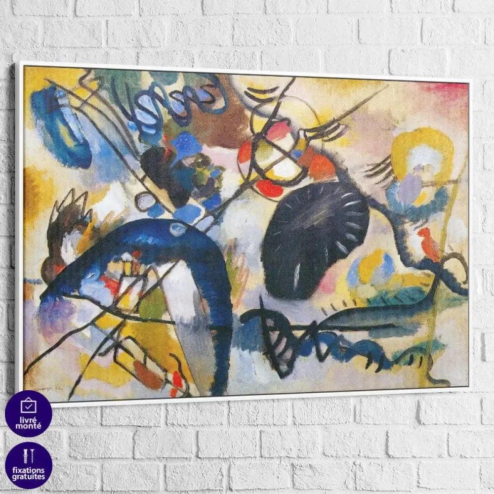 Tableau Kandisky |  Black Spot | Les Promos et Livraison Gratuite d