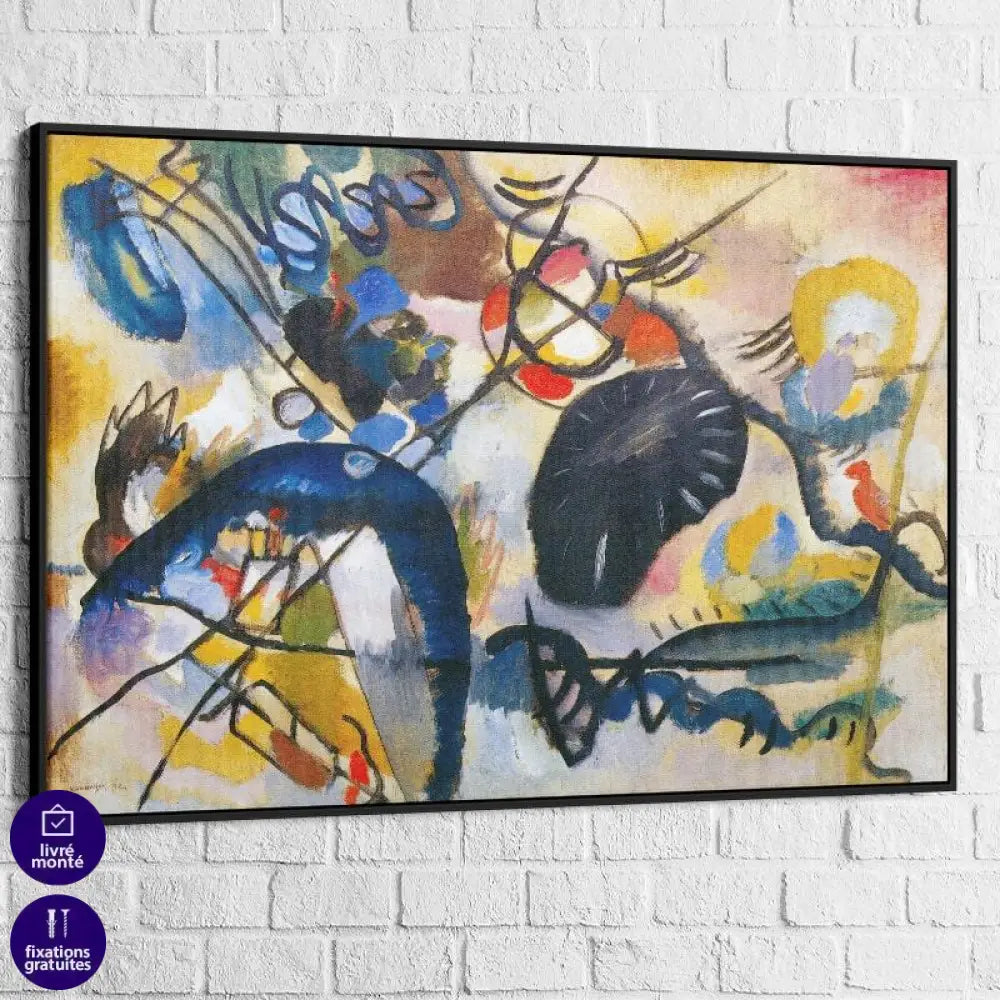 Tableau Kandisky |  Black Spot | Les Promos et Livraison Gratuite c