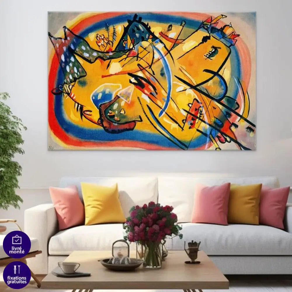 Tableau Kandisky |  Landscape (1915) | Offre de Bienvenue -20% b