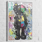 Tableau Kaws – Pop Culture Graffiti en plexiglas, brillance moderne