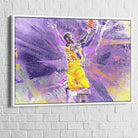 Tableau Kobe Bryant Le Vol du 24 3