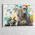 Tableau Le Koala 40x60cm / Cadre Blanc Tableau Animaux