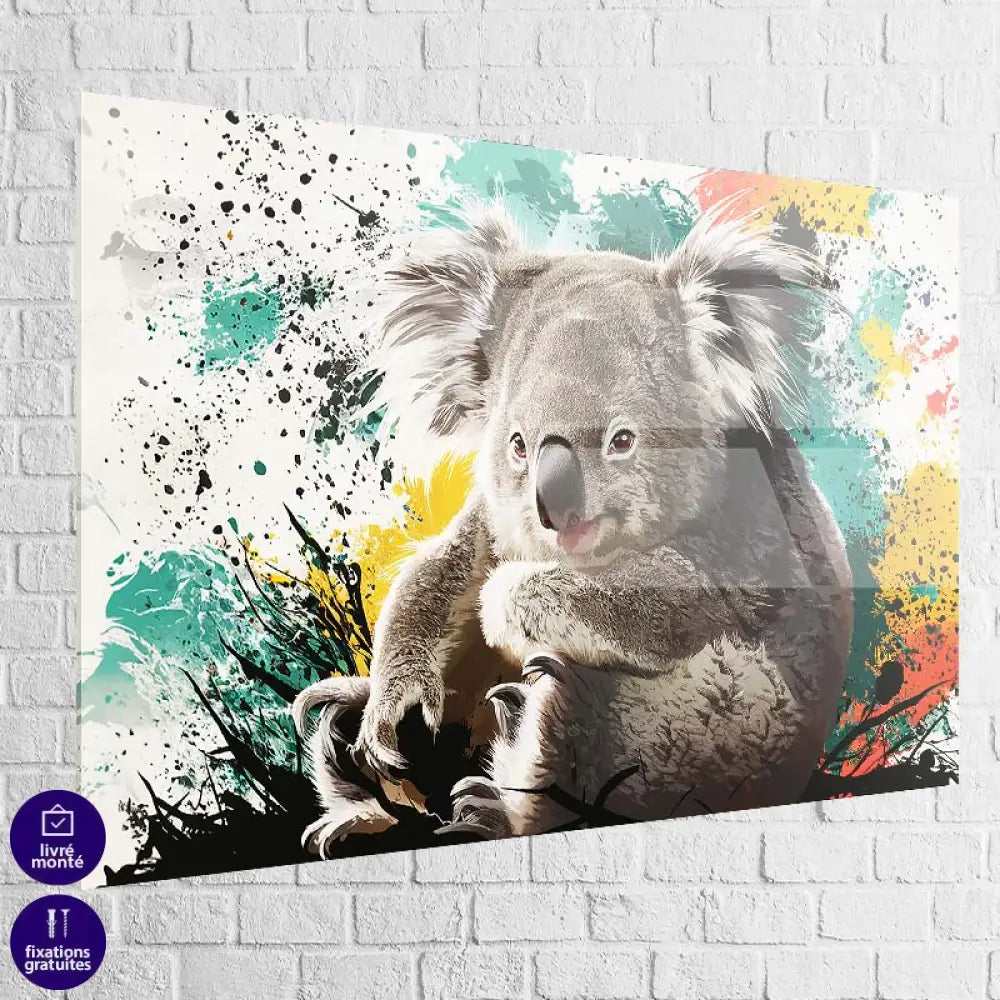 Tableau Le Koala 40x60cm / Plexiglas Tableau Animaux