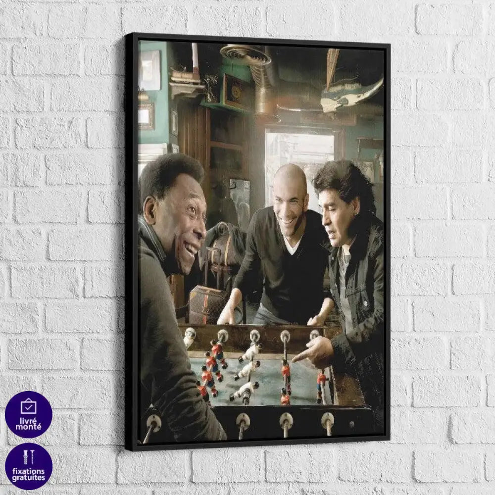 Tableau Légendes du Football - Montableaudeco