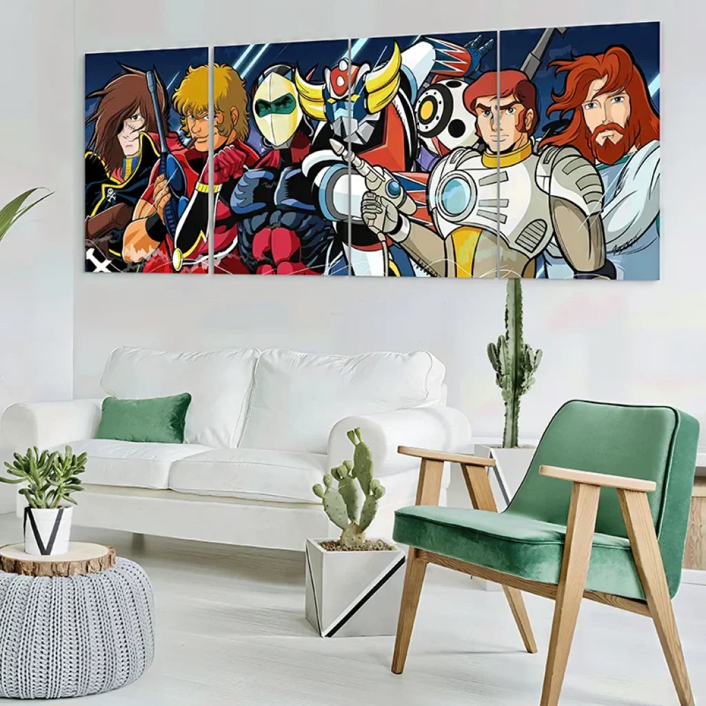 Wall art Pop Culture Heroes of the 80s

