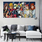 Decor inspired by cult animated series from the 1980s

