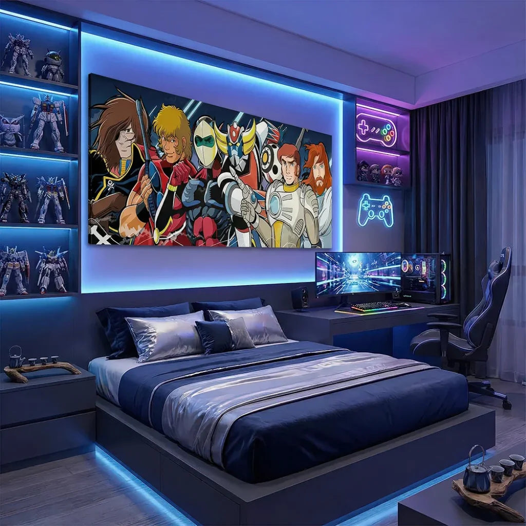 Tableau Les Héros De La Pop Culture - Tableau Animation