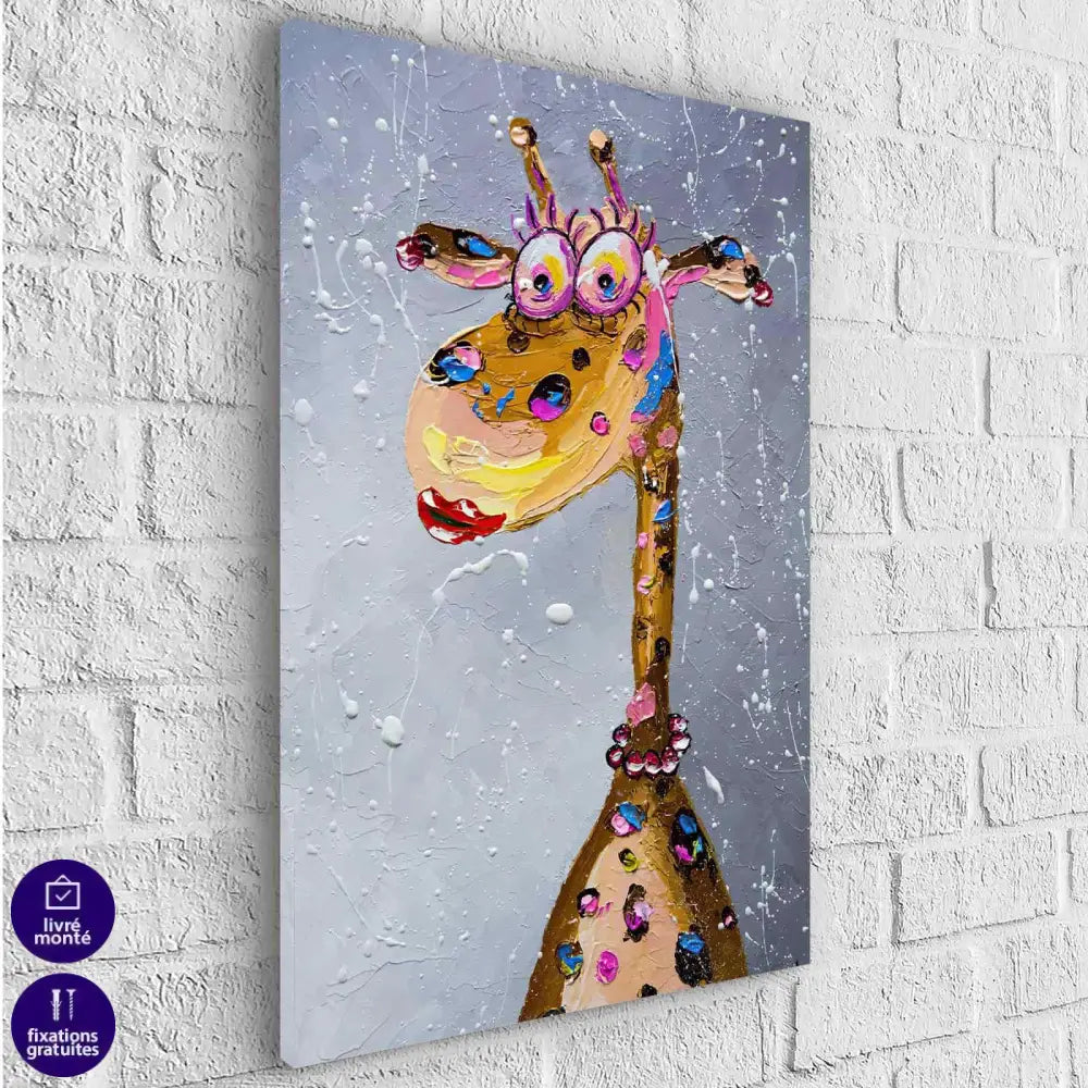 Tableau Les Jolies Girafes - Montableaudeco
