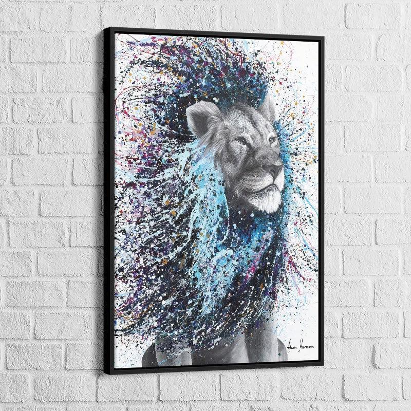 Tableau Lion Le Rêve - Montableaudeco