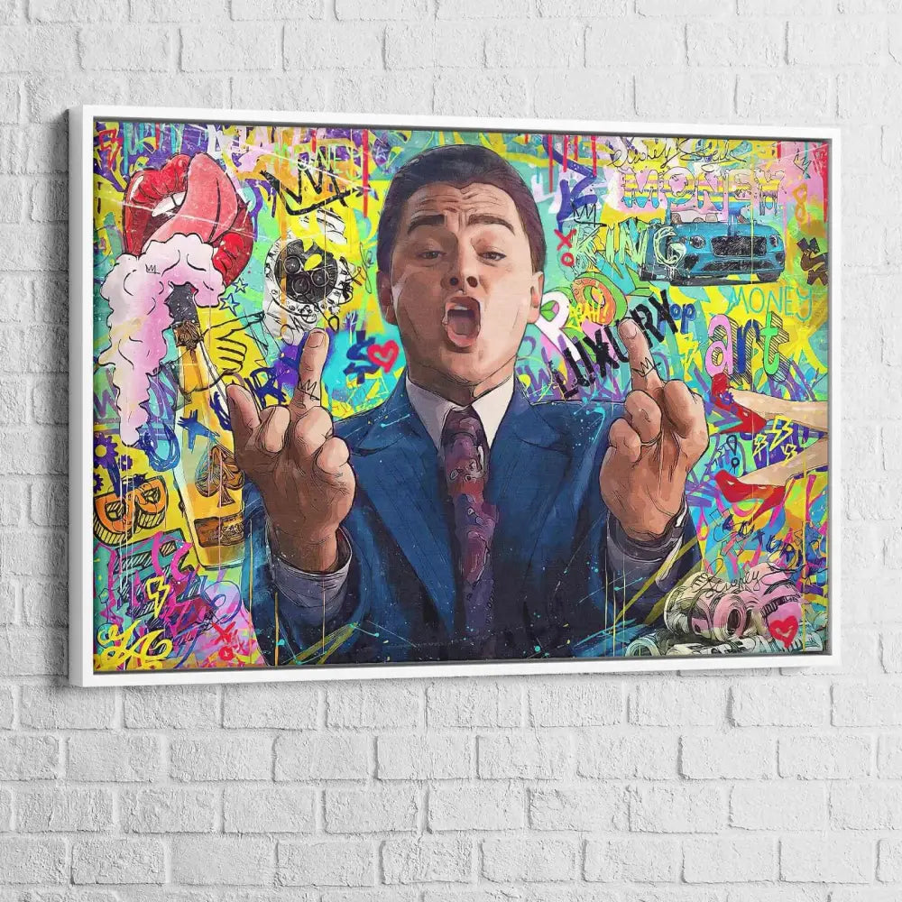 Tableau Loup de Wall Street - Montableaudeco
