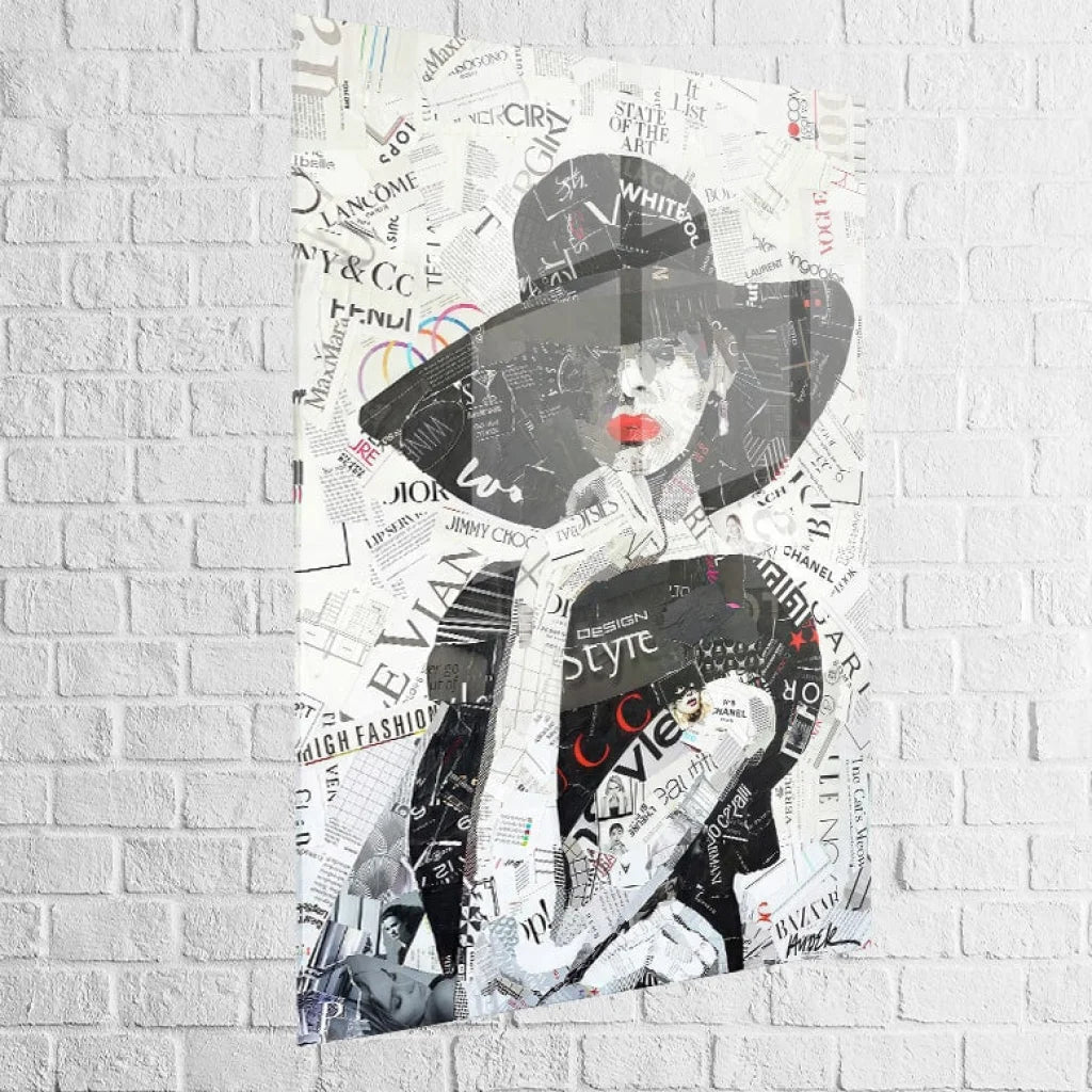 Tableau Luxe Silhouette Glamour 40x60cm / Plexiglas Tableau Luxe