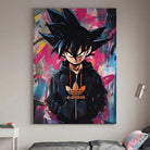 Modern Dragon Z painting on stretched canvas, wall decoration