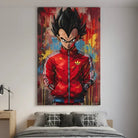 Contemporary manga painting printed on high-quality canvas