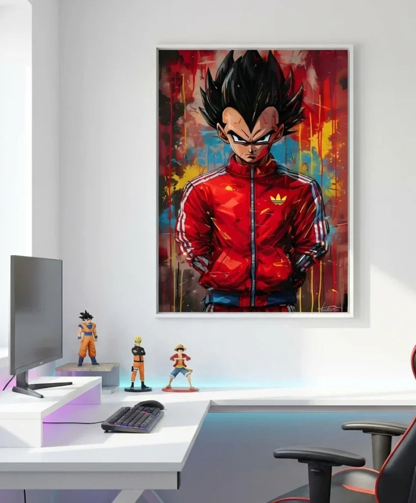 Dragon Ball canvas painting, modern anime wall decor