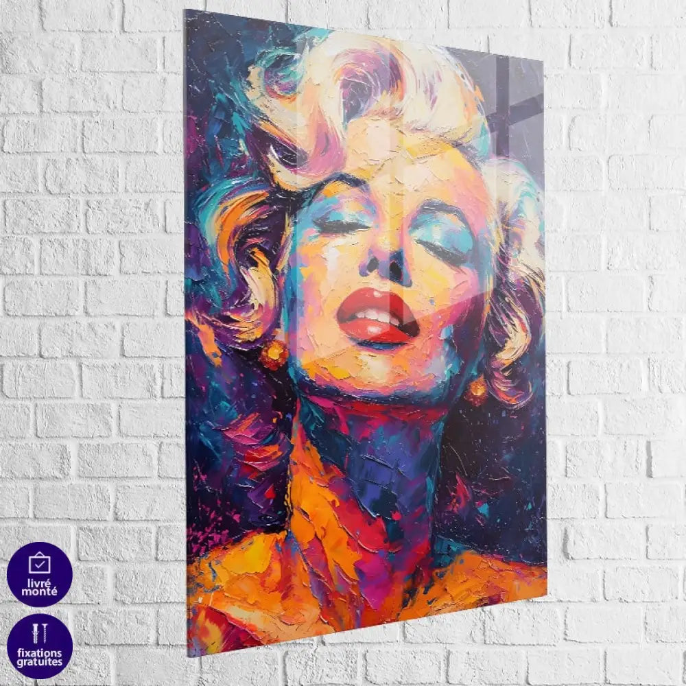 œuvre pop art inspirée de Marilyn Monroe


