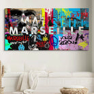 Tableau Marseille Street OM Tableau Sport